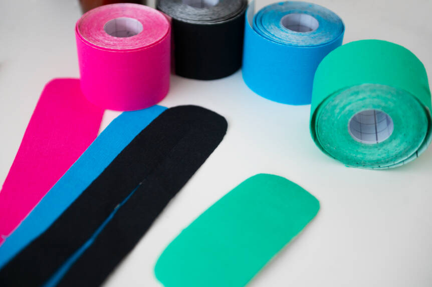 kinesiotaping - kolory tejpów